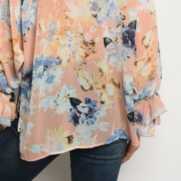 Love In | Floral Sheer Blouse {Just In!} Boho Chic - Picture 4 of 8